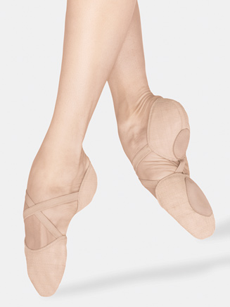 elastosplit canvas ballet slipper